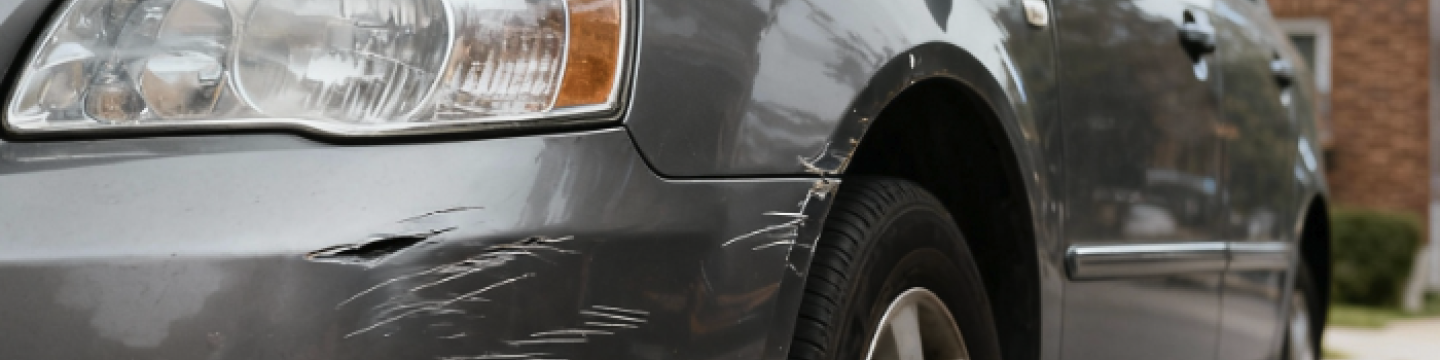 Damaged car