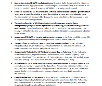 2020 SD WAN Highlights