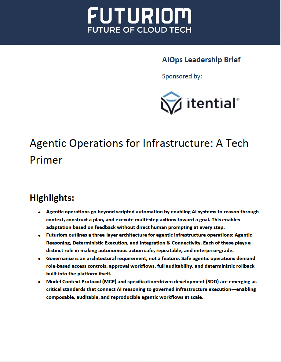 Agentic AI Ops Itential Tech Primer